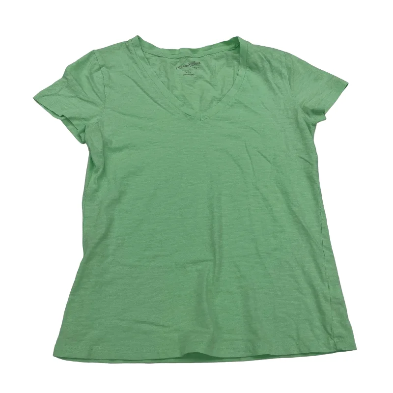 women's tops for minimalist aestheticsGREEN TOP SS by UNIVERSAL THREAD Size:M