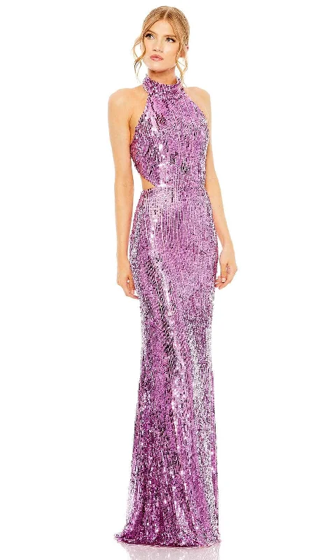 Ribbon DressMac Duggal 93976 - Halter Evening Dress