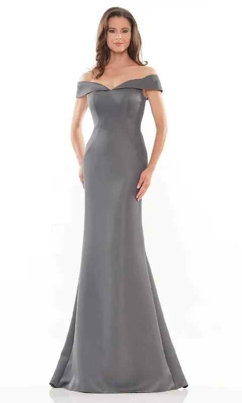 Wrap DressMarsoni by Colors - MV1153 Off-Shoulder Mermaid Evening Gown