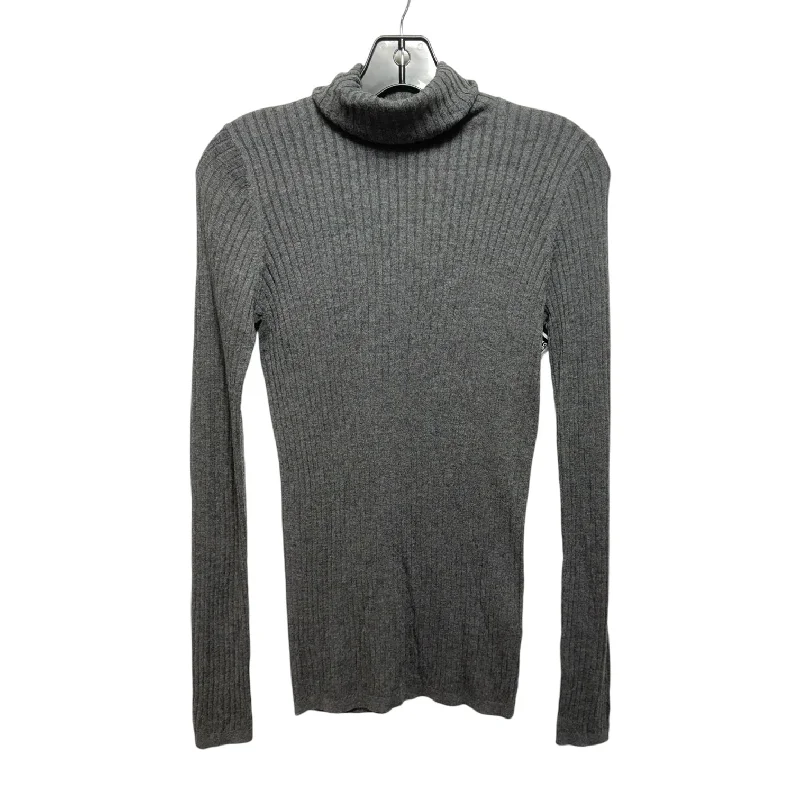 trendy women's topsTop Long Sleeve By Vince In Grey, Size: S