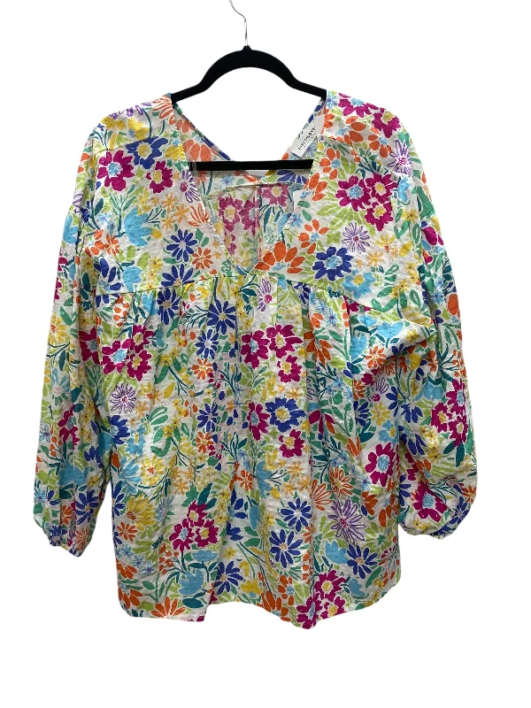 breathable women's tops for summerTop Long Sleeve By First Love In Multi-colored, Size: M