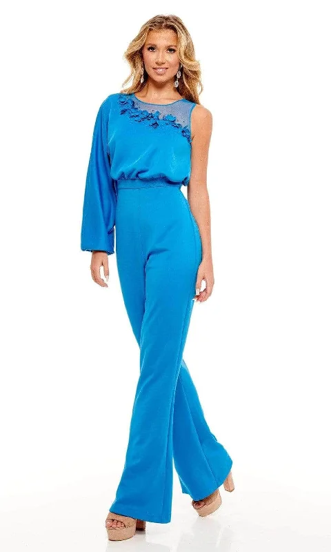 Casual DressRachel Allan 50080 - One Shoulder Evening Jumpsuit 50080