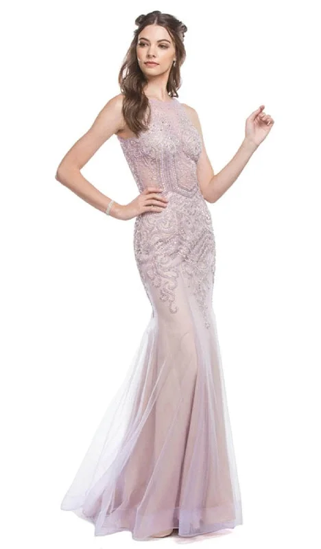 women's versatile dressesAspeed Design L1634 - Sleeveless Embellished Evening Dress