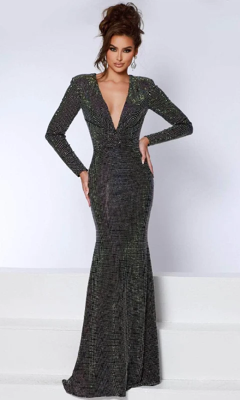 Cold-Shoulder DressJohnathan Kayne 2901 - Rhinestone Jersey Evening Dress