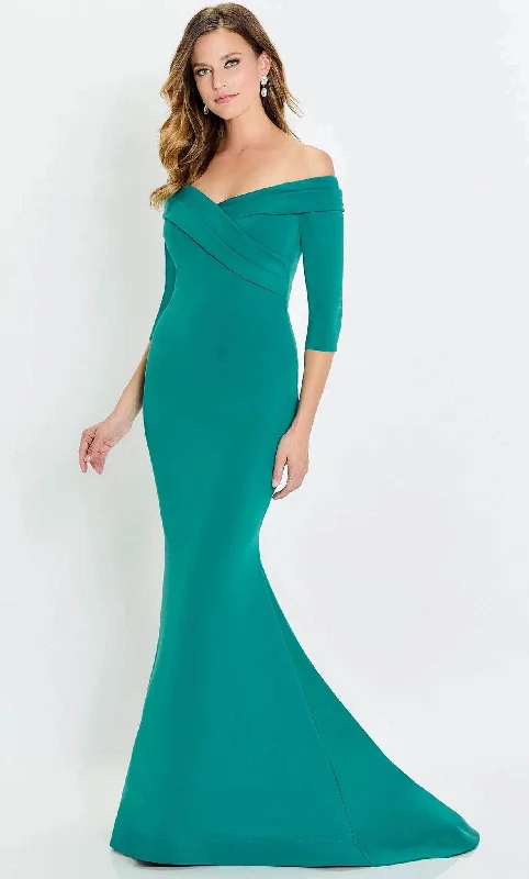 women's spaghetti strap dressesMontage by Mon Cheri M540 - Mermaid Evening Gown