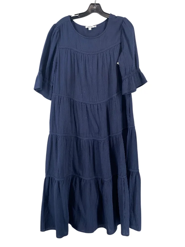 Body-Hugging DressDress Casual Maxi By Chicos In Navy, Size: S