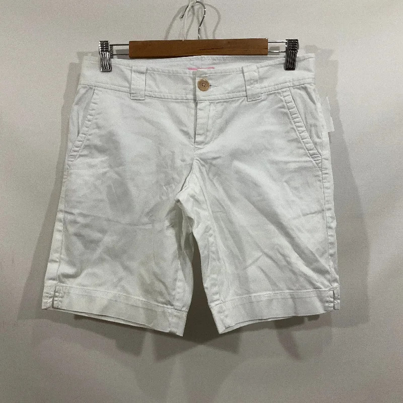 women's short shortsShorts By Lilly Pulitzer In White, Size: 2