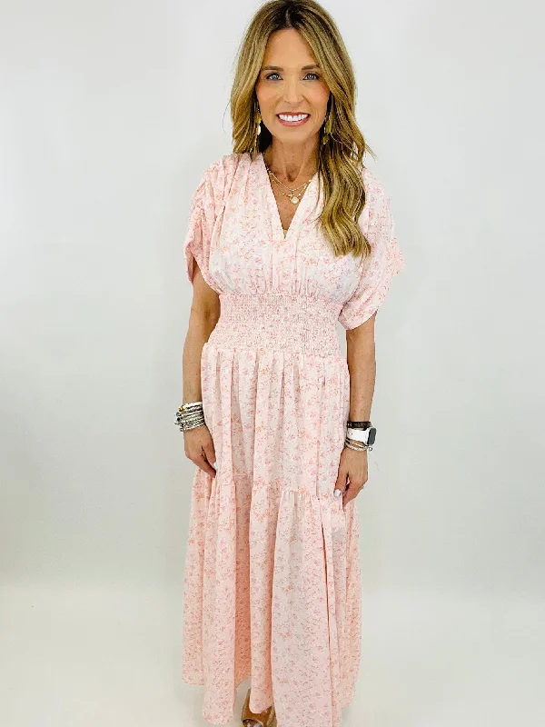 Ruffled Hem DressSO PRETTY IN LOVE MIDI DRESS