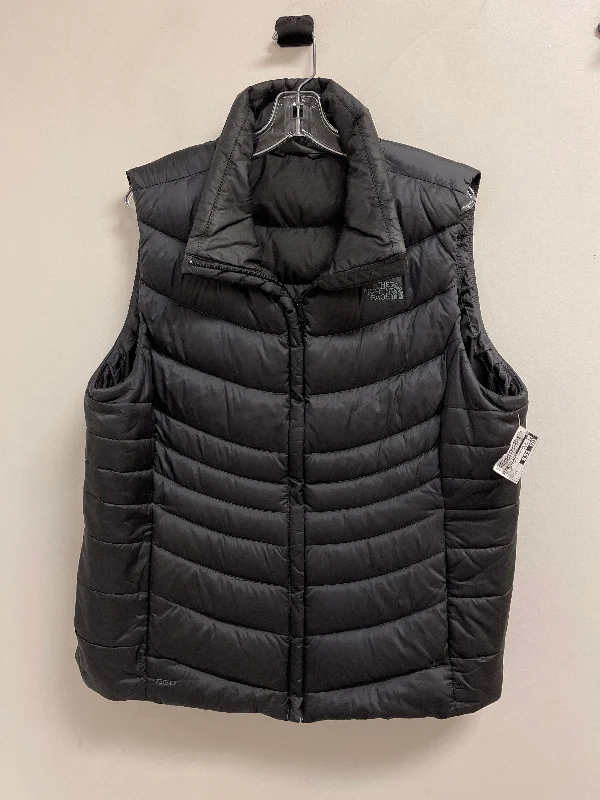 women's coats for relaxed weekendsVest Puffer & Quilted By The North Face In Black, Size: 2x