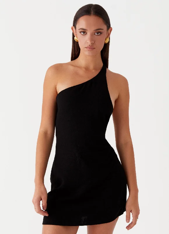 women's maternity dressesEmilee Tie Back Mini Dress - Black