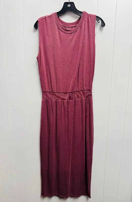 Striped DressDress Casual Maxi By Athleta In Mauve, Size: S