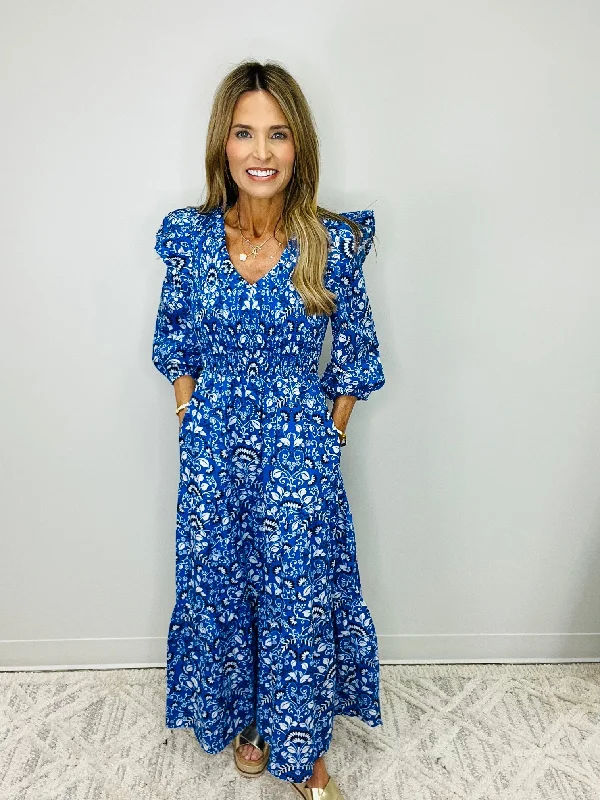 Animal Print DressLULU BLUE FLORAL MIDI DRESS