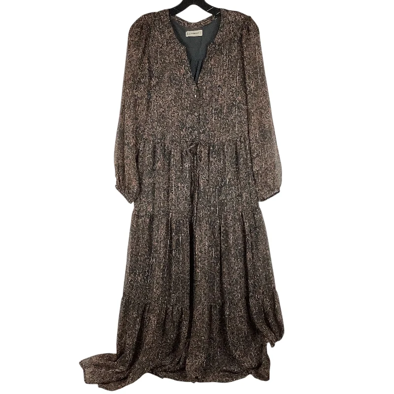 women's tall dressesDress Casual Maxi By Lucky Brand In Brown, Size: S