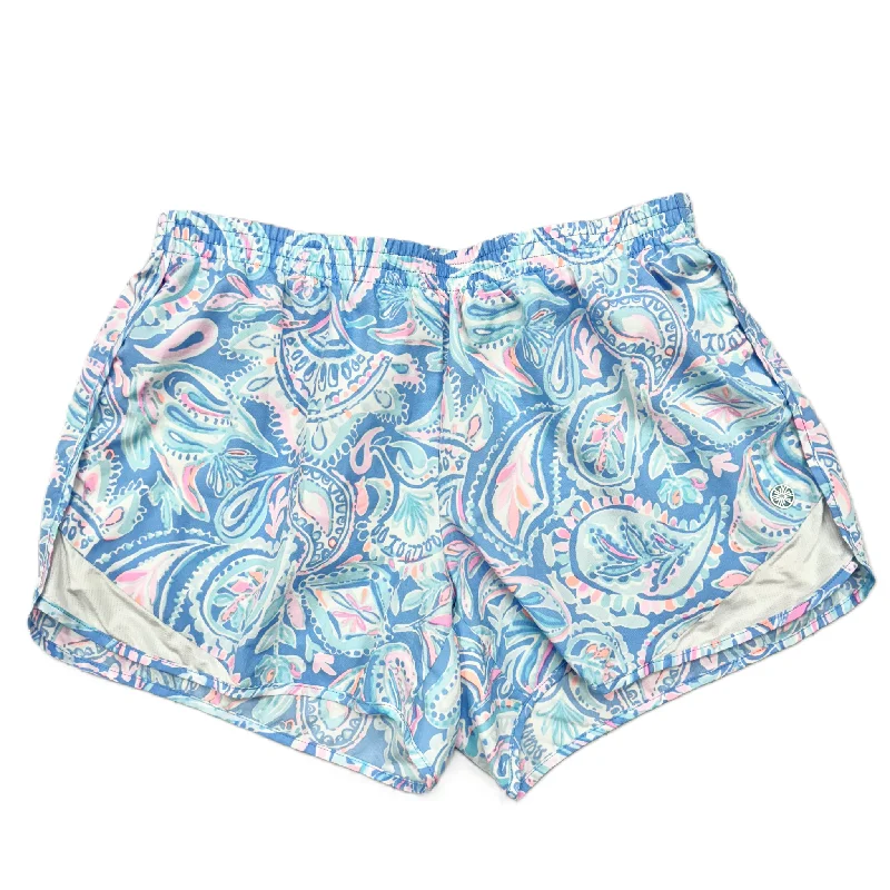 women's designer shortsShorts Designer By Lilly Pulitzer In Blue & Pink, Size: M