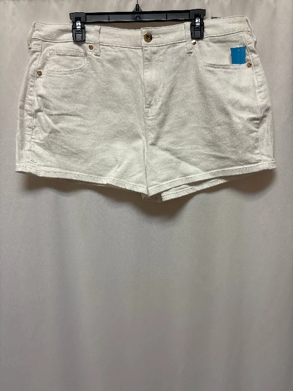 women's wool shortsShorts By Torrid In White Denim, Size: 18