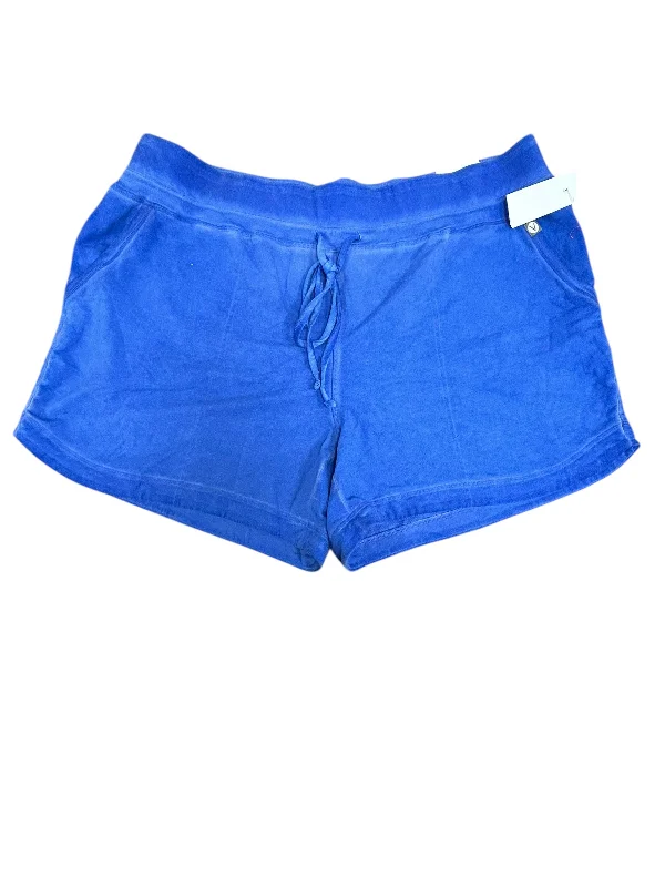 women's knee-length shortsShorts By Livi Active In Blue, Size: 2X