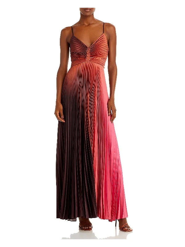 Cut-Out DressWomens Ombre Open Back Maxi Dress