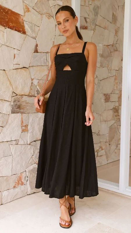 women's sheath dressesShaylee Maxi Dress - Black