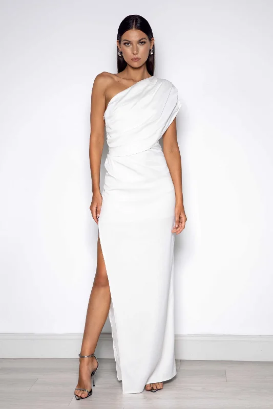 Beaded DressLuna Gown - White