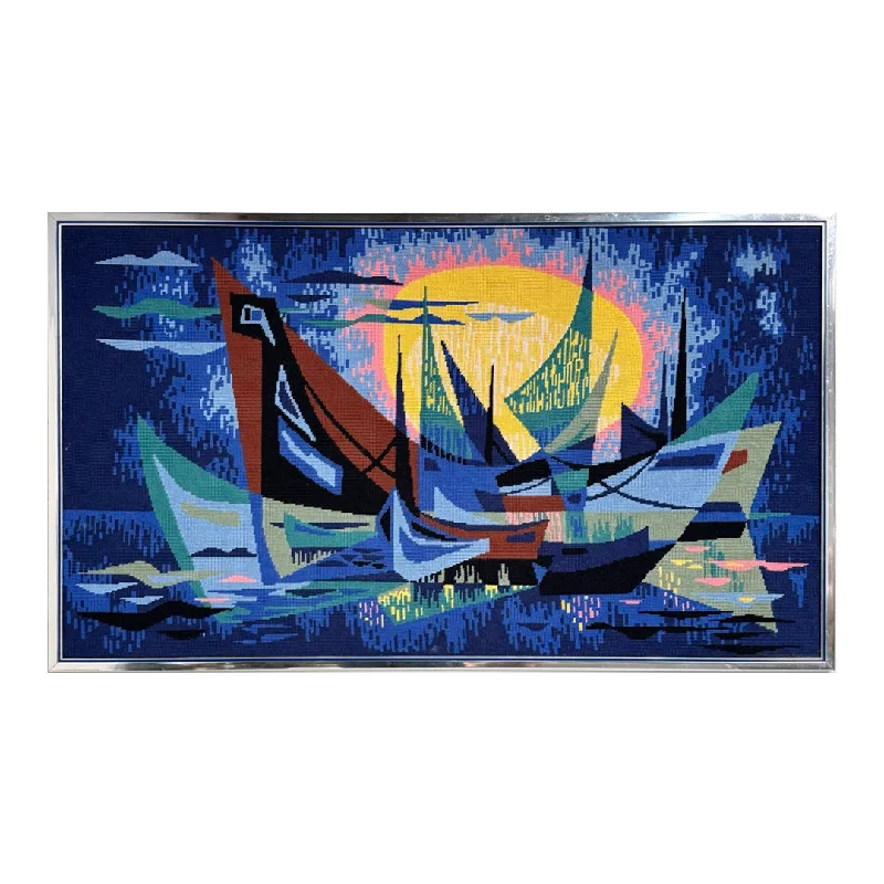 women's work dressesMCM Needlepoint featuring Boats