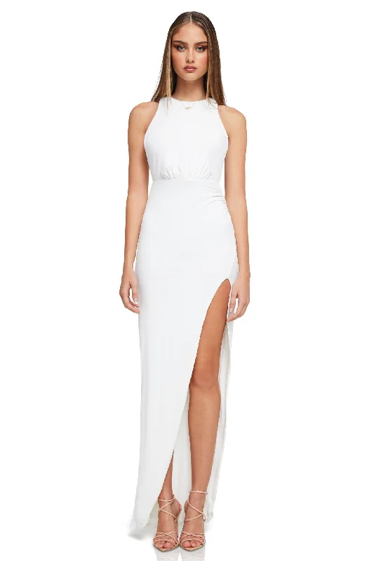 women's vintage dressesNookie Flirt Gown - White