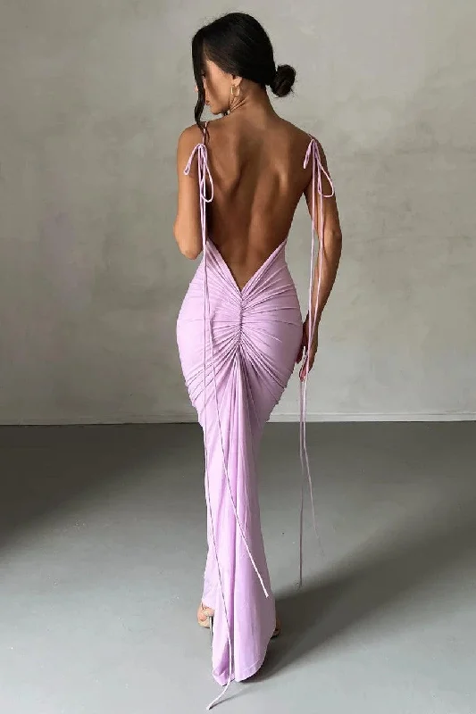 Shift DressZahara Gown - Pastel Lilac