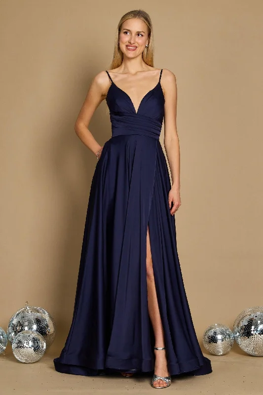 women's cocktail dressesDylan & Davids Long Spaghetti Strap Prom Formal Gown