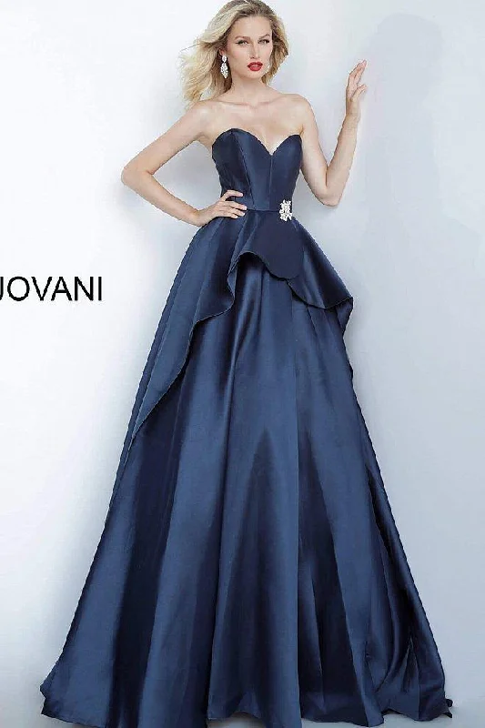 Elegant DressJovani 68377 Long formal Prom Gown