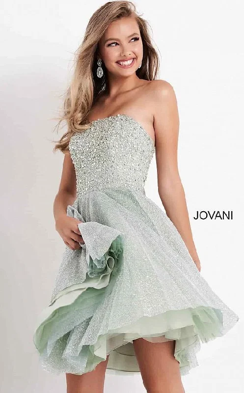 Jersey DressJovani 04445 Prom Strapless Homecoming Dress K