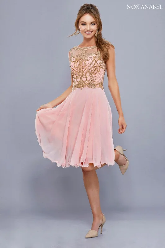 Beaded DressShort Formal Prom Homecoming Dress