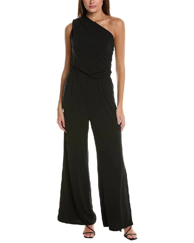 women's jumpsuits with pastel huesBCBG New York One-Shoulder Jumpsuit