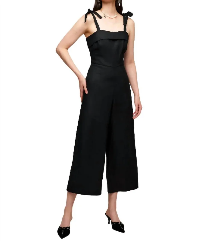 women's jumpsuits for statement fashionPaloma Jumpsuit In Black