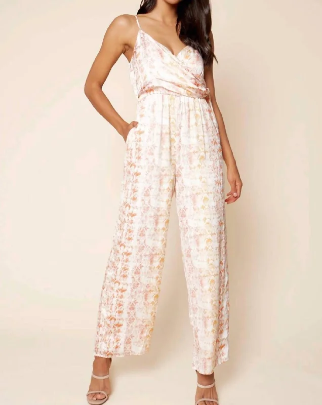 women's jumpsuits for laid-back looksPayton Printed Jumpsuit In Snake