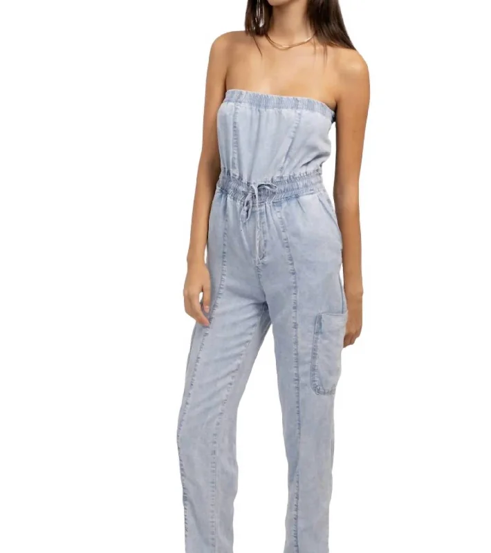 women's cozy jumpsuitsTorrin Jumpsuit In Blue