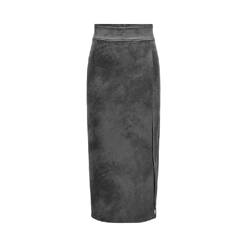 women's breathable cocktail skirtsOnly  Synthetic Leather Women's Skirt