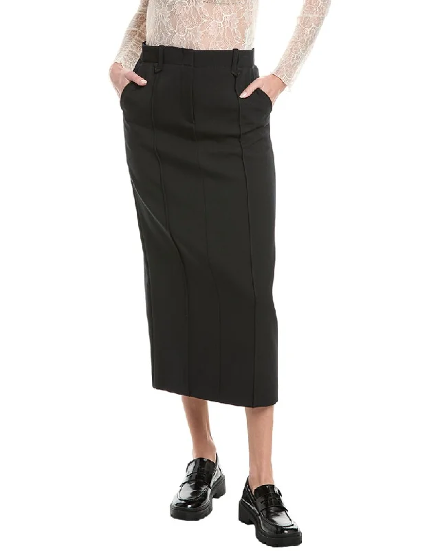 women's fitted skirtsSIMKHAI Odell Midi Pencil Skirt