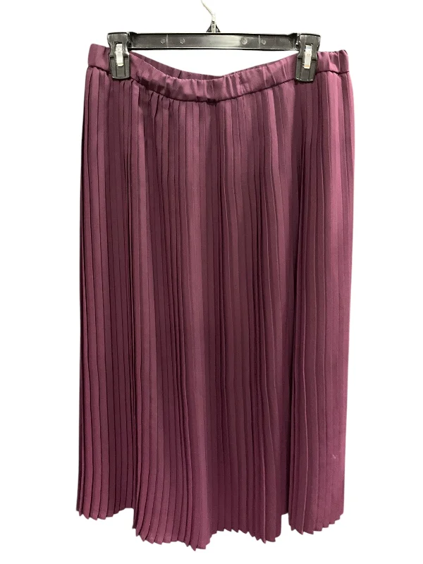 women's circle skirtsSkirt Midi By Eileen Fisher In Purple, Size: 4