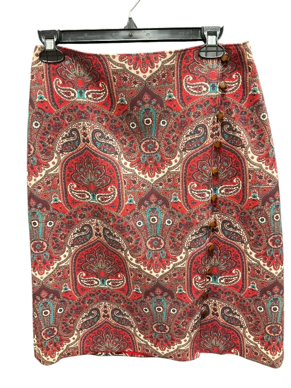 women's A-line skirtsSkirt Mini & Short By Talbots In Paisley Print, Size: S