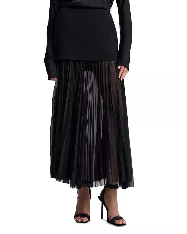 women's casual skirtsWilla Maxi Skirt In Black